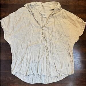 Grayson | Frank & Eileen 100% Linen The Artist Short Sleeve Shirt Sage Green 3 M